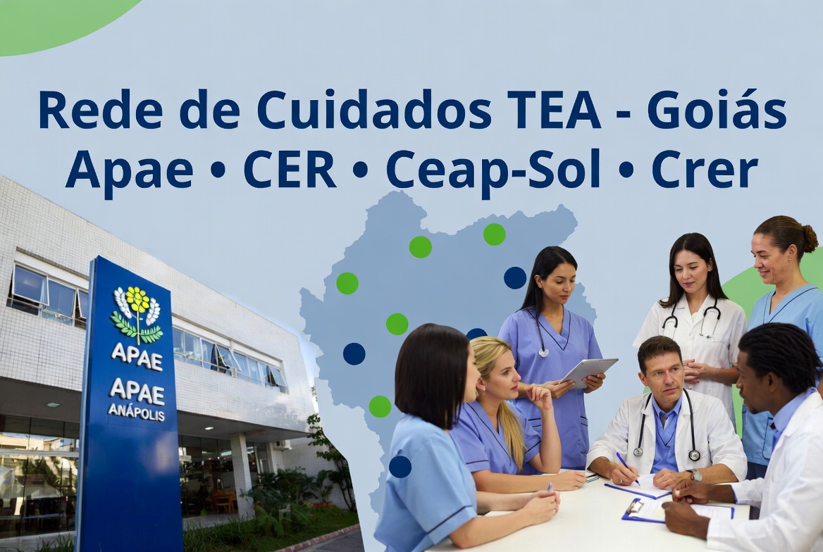 Rede de atendimento especializado para autistas em Goiás - Apae e CERs